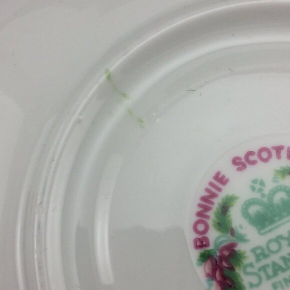 Vtg Clan Campbell Royal Standard Bonnie Scotland Teacup Saucer Fine Bone China - Picture 4 of 10